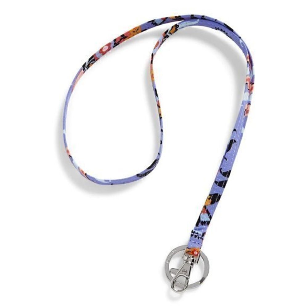 Vera Bradley Zip ID Case and Lanyard in Mural Garden NWT - Picture 5 of 5